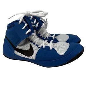 Nike Fury Wrestling Shoes Men’s 10.5 Blue White AO2416-401 Training